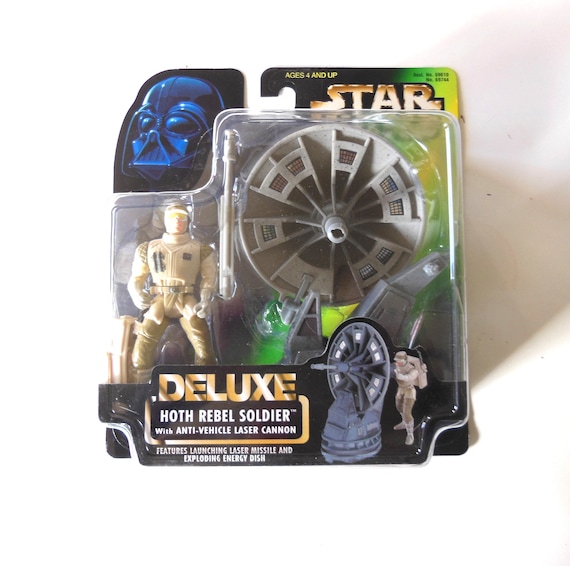Vintage Star Wars Kenner Deluxe Hoth Rebel Soldier Action Figure