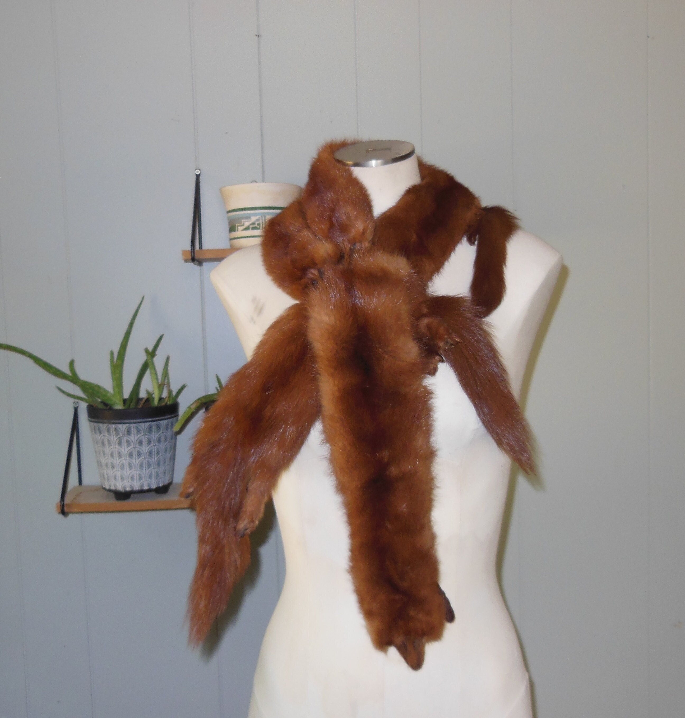 Animal Scarf Mink - Etsy Animal Scarf Mink - Etsy