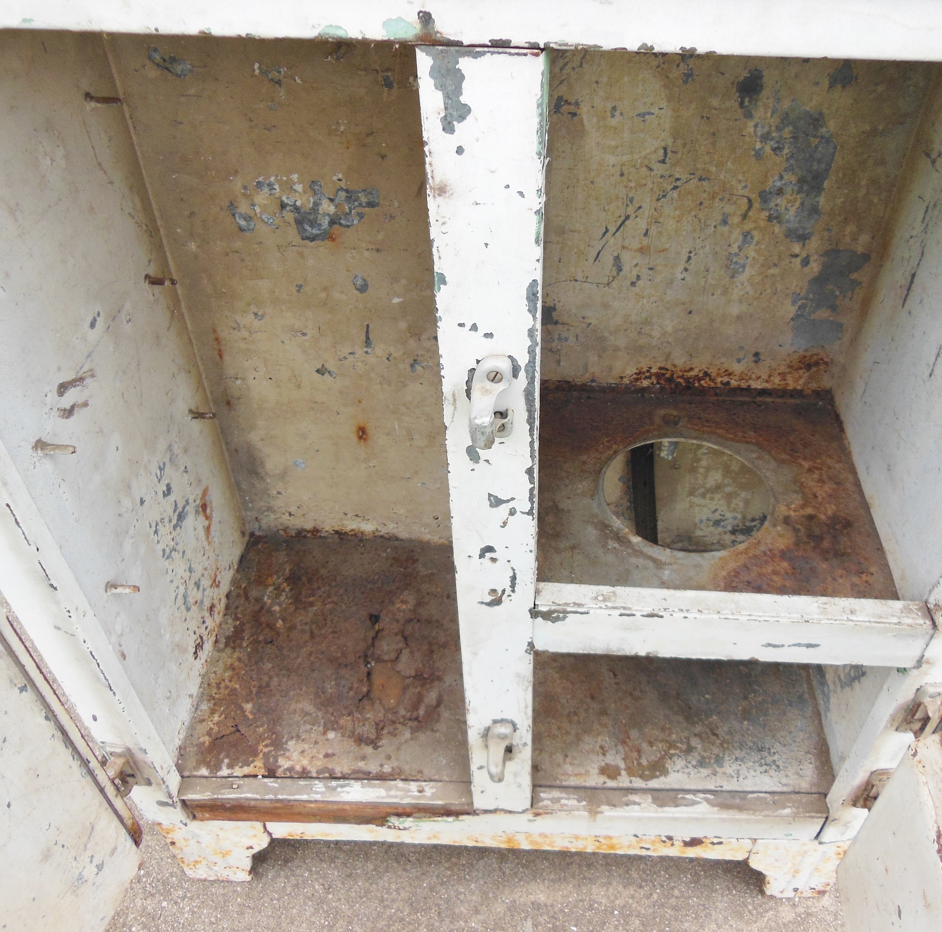 Antique Enamel Galvanized Metal Ice Box 1900s Refrigerator - Etsy