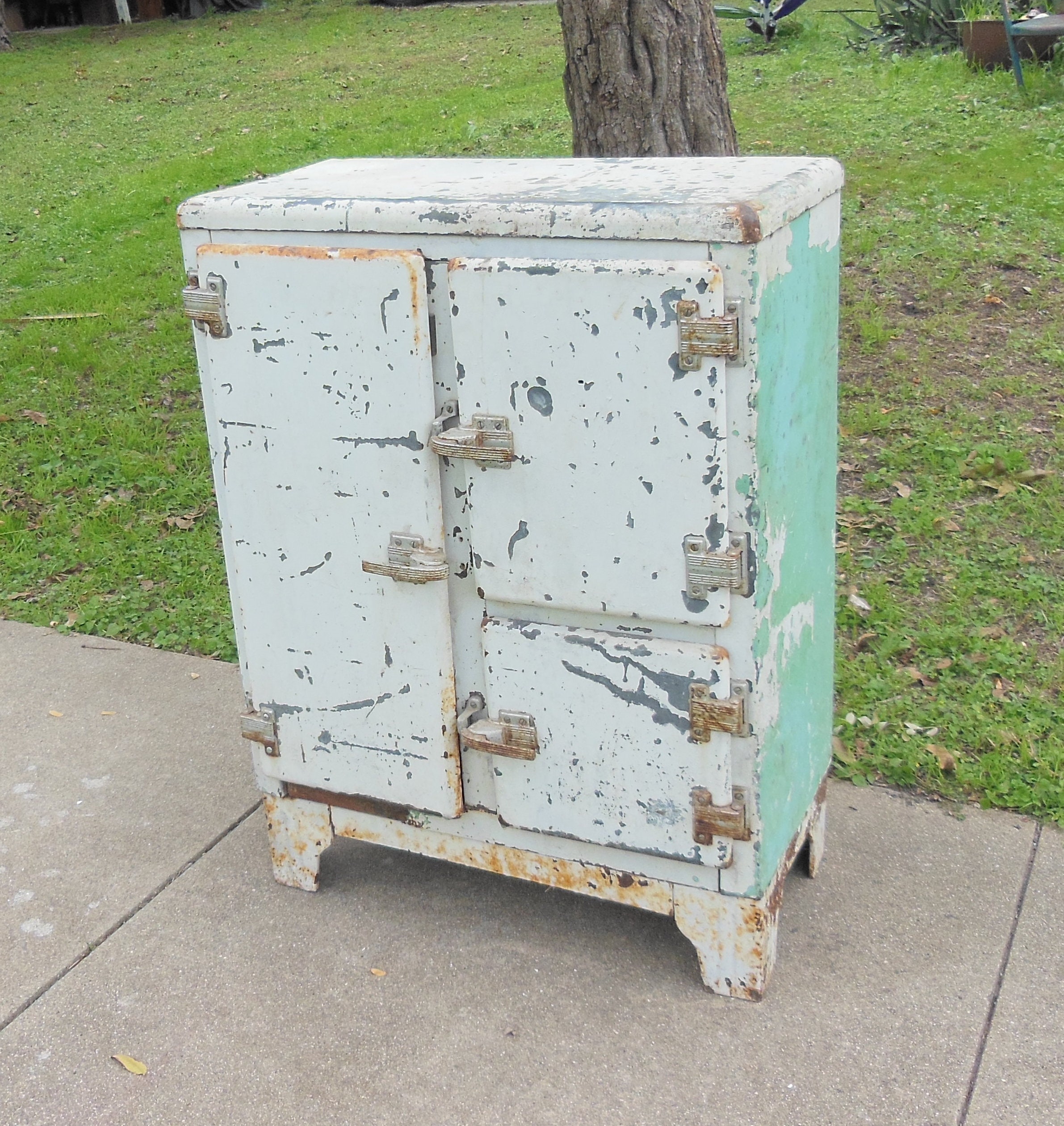 アンティーク　アイスボックス antique/vintage ice box refrigerator | eBay