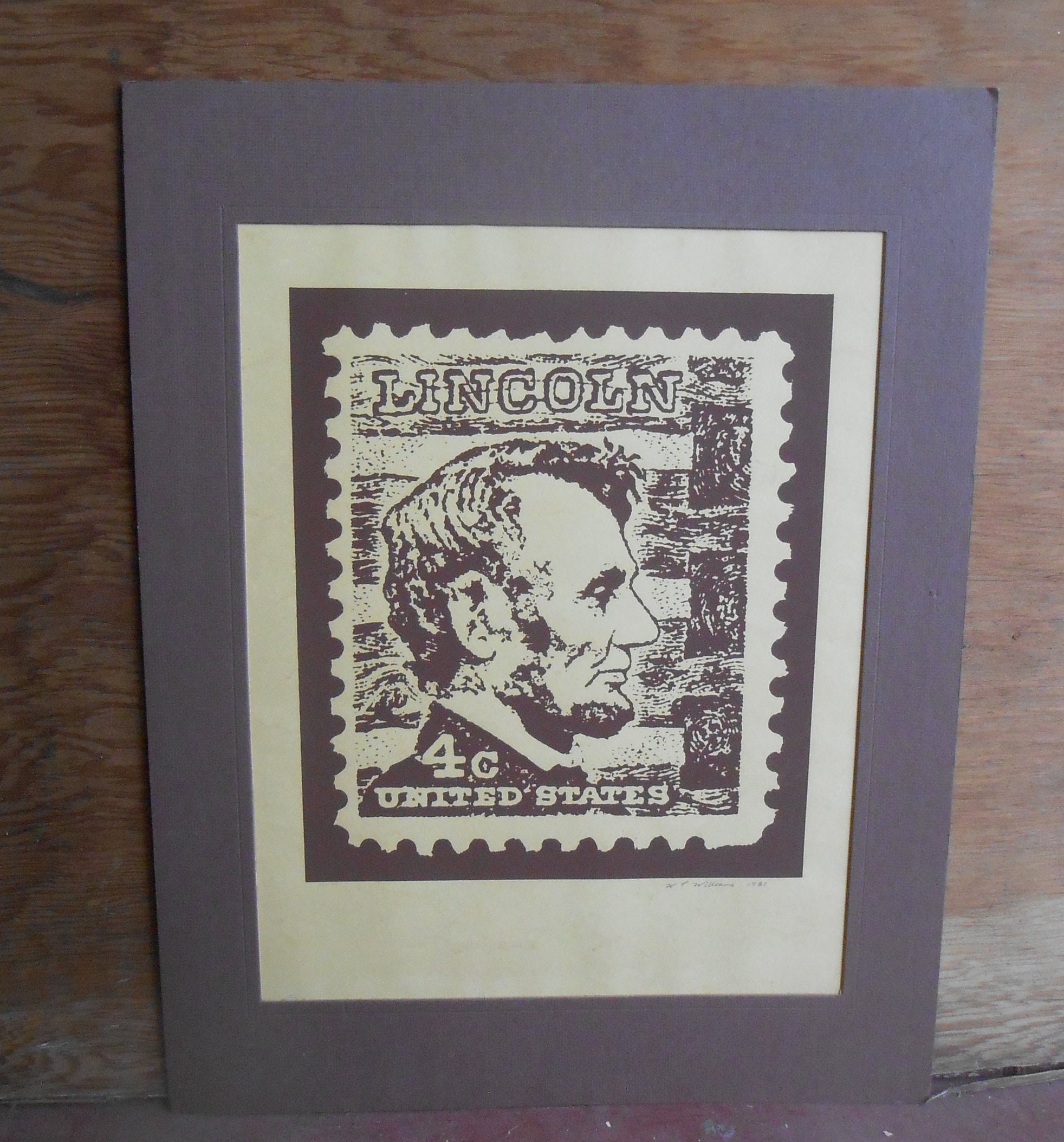 米国エイブラハム・リンカーン４セント使用済切手 Lincoln 4 cent stamp - Etsy 日本