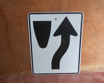 Vintage Metal Highway Sign