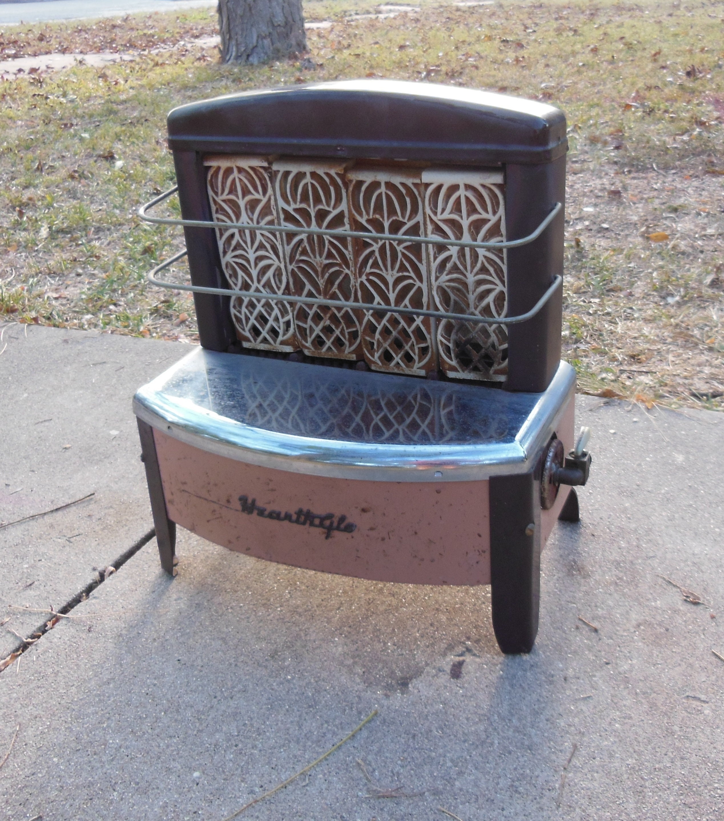 Antique Art Deco Gas Heater Hearth Glo Room Space Heating - Etsy