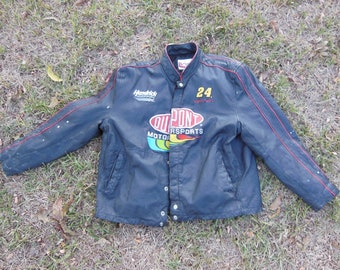 Vintage 90s Dupont Motorsports Jacket Jeff Gordon #24 Nascar (XL
