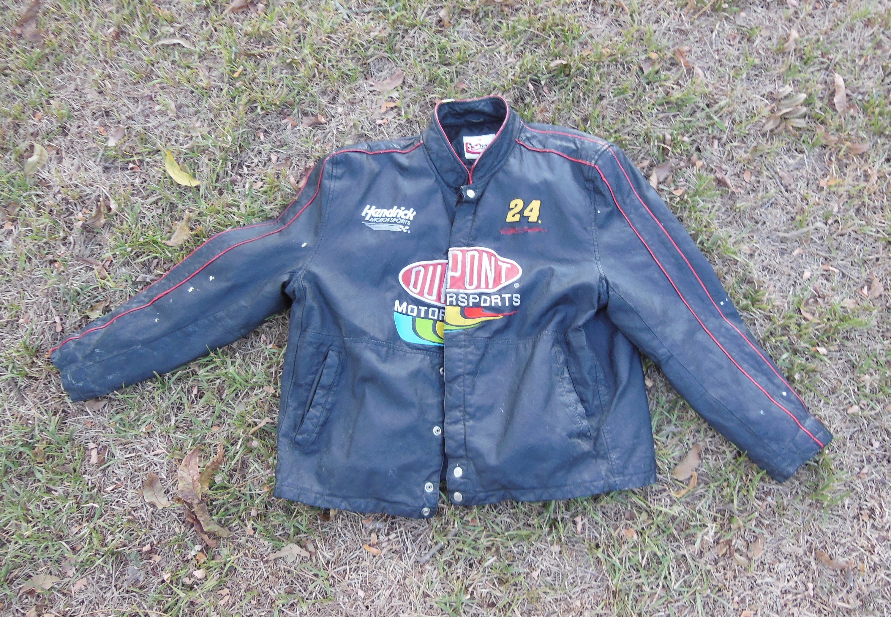 Vintage 90s Dupont Motorsports Jacket Jeff Gordon #24 Nascar