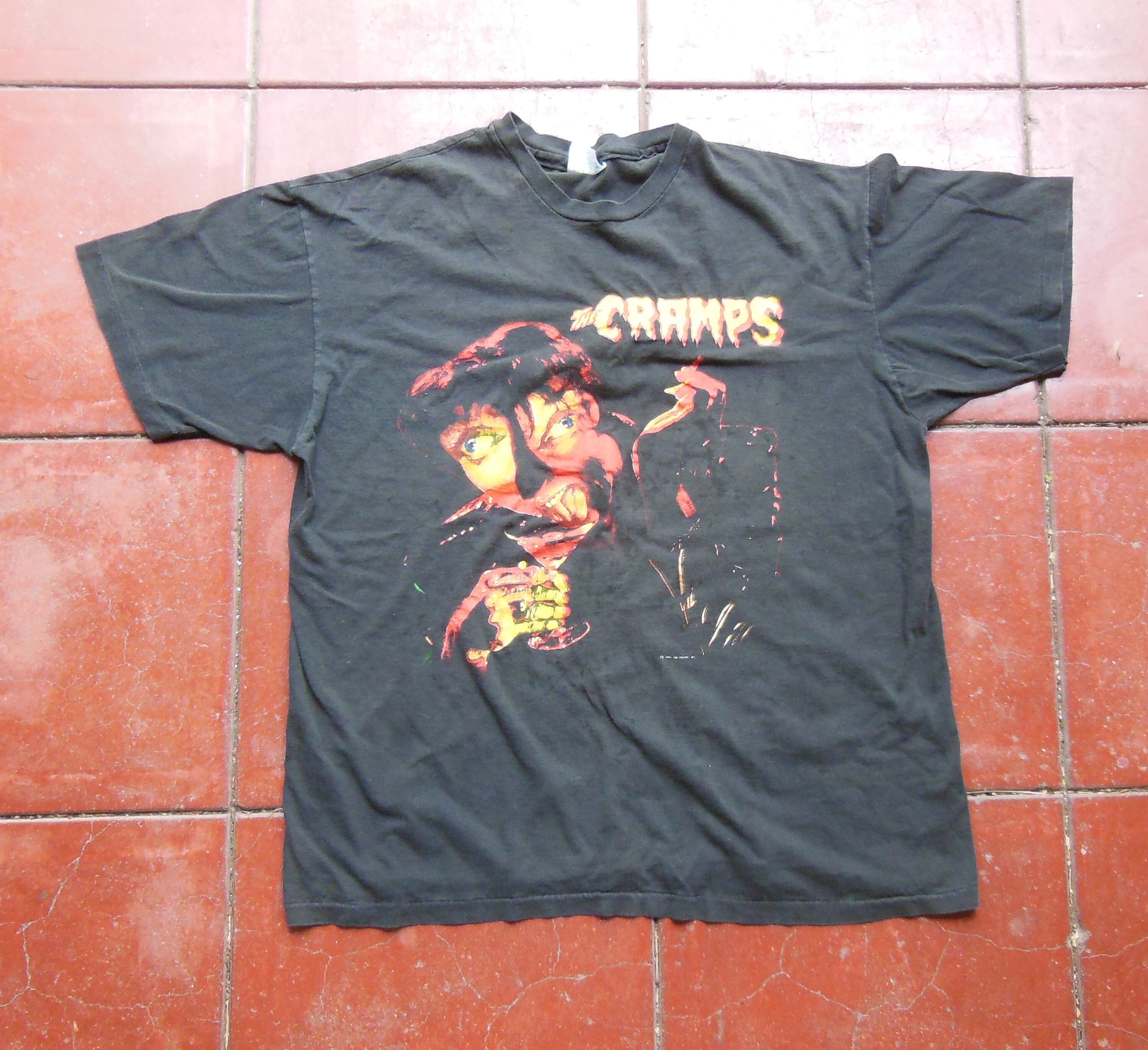 Cramps Halloween Ball '06 Tシャツ XL The Cramps Mens Psychobilly T-Shirt Vince Ray Poison Ivy