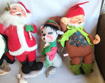 Annalee Dolls Set of 7