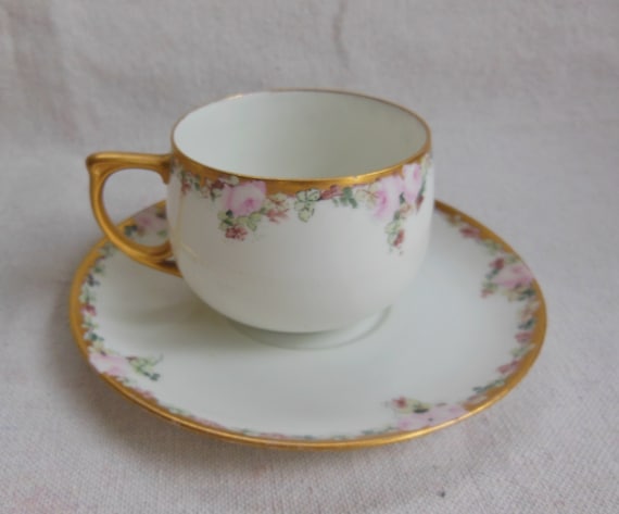 Antique MZ Austria Porcelain Tea Set - Etsy