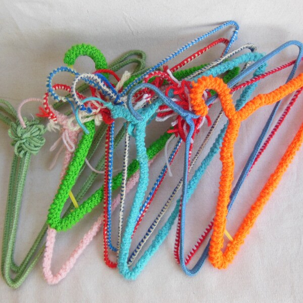 Yarn Covered Hangers Etsy