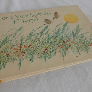 Vintage 1970s Book For A Very Special Friend 1978 Hallmark Friendsip Poems Inspirational Sayings Colorful  Illustrations Emerson Poetry