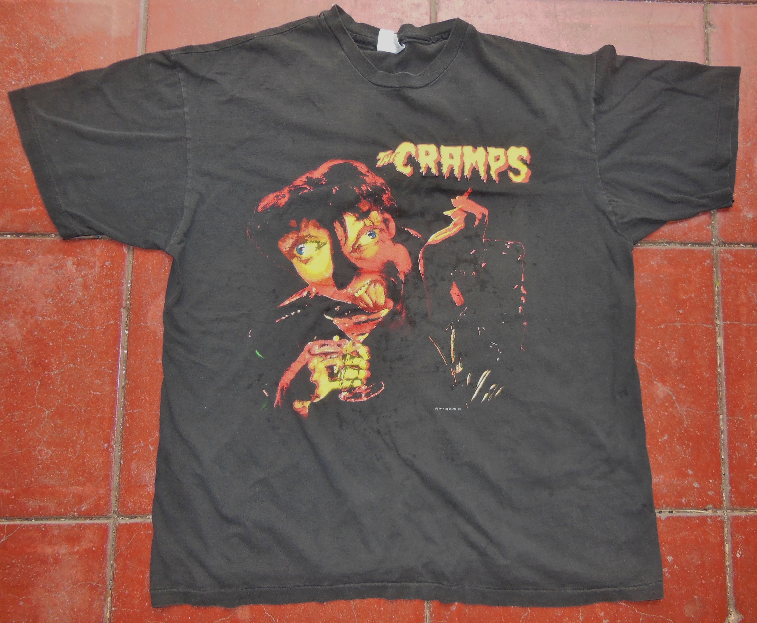 Vintage Authentic Cramps 1992 Concert Look Mom No Head Tshirt Lux