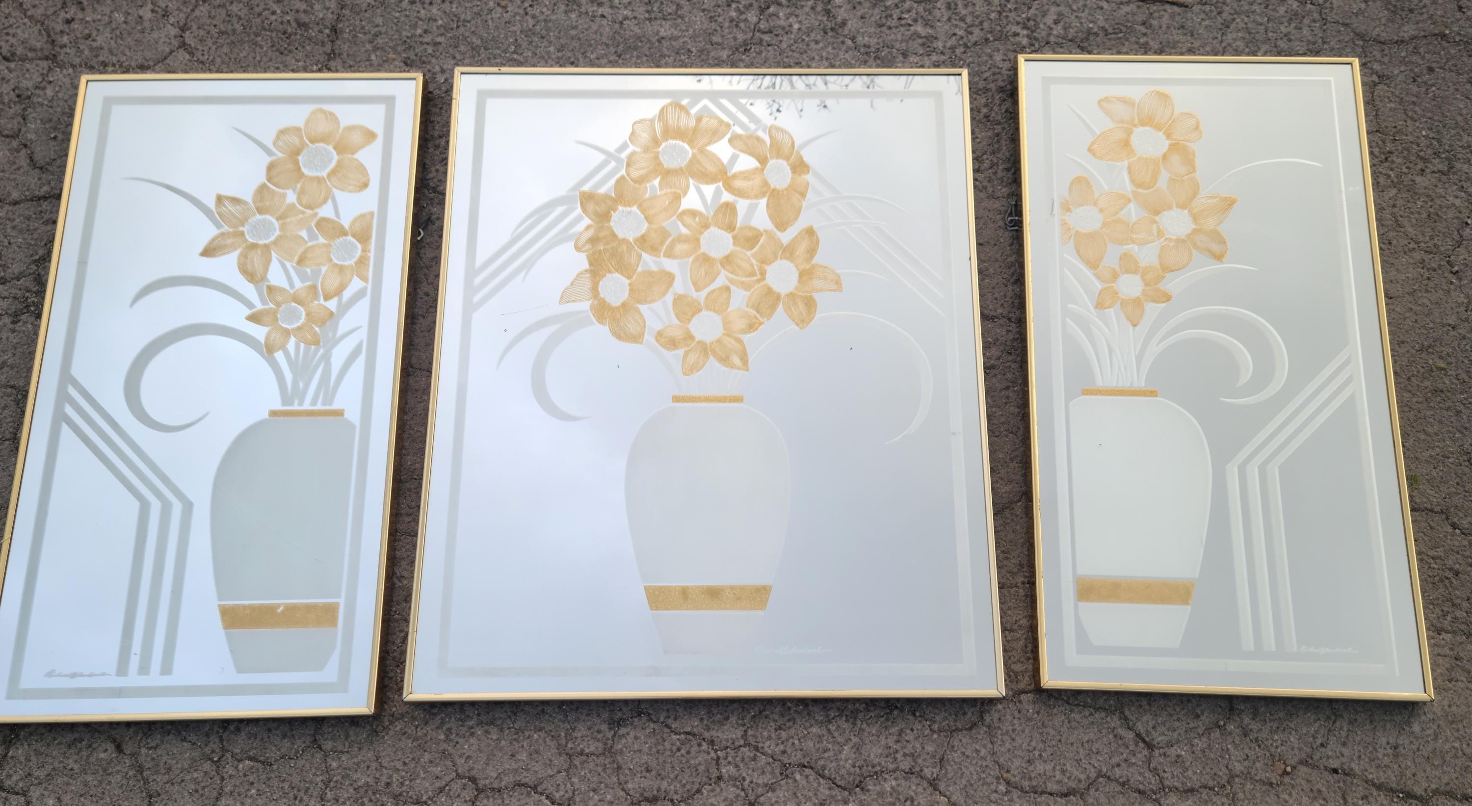 Windsor Mirror Etched - Etsy