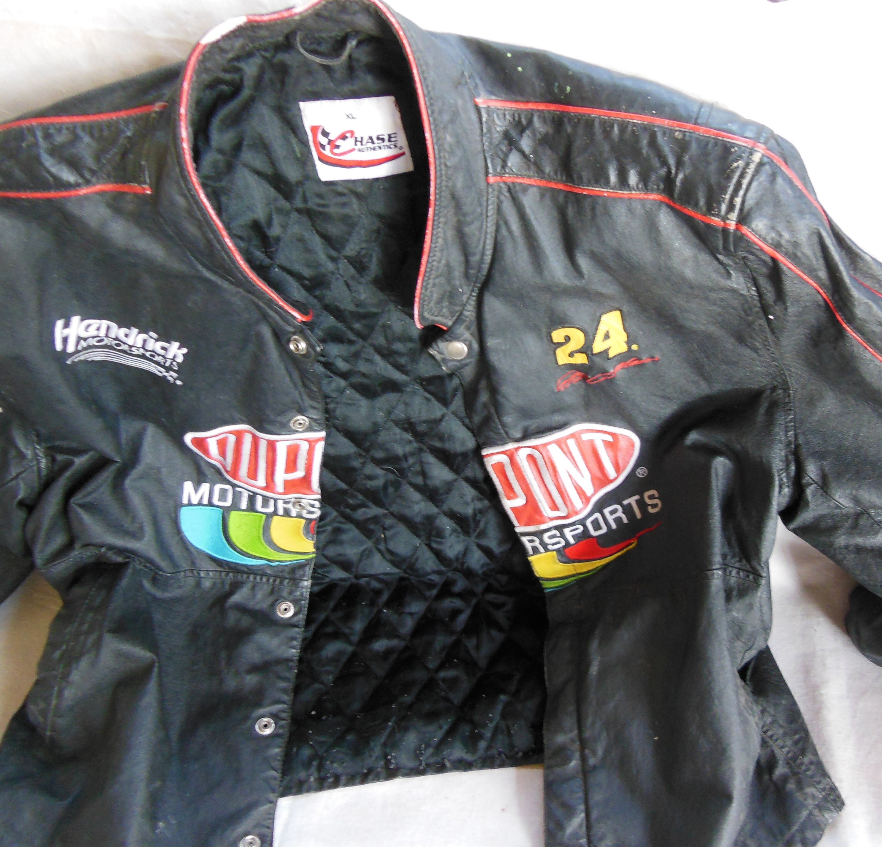 Vintage 90s Dupont Motorsports Jacket Jeff Gordon #24 Nascar (XL