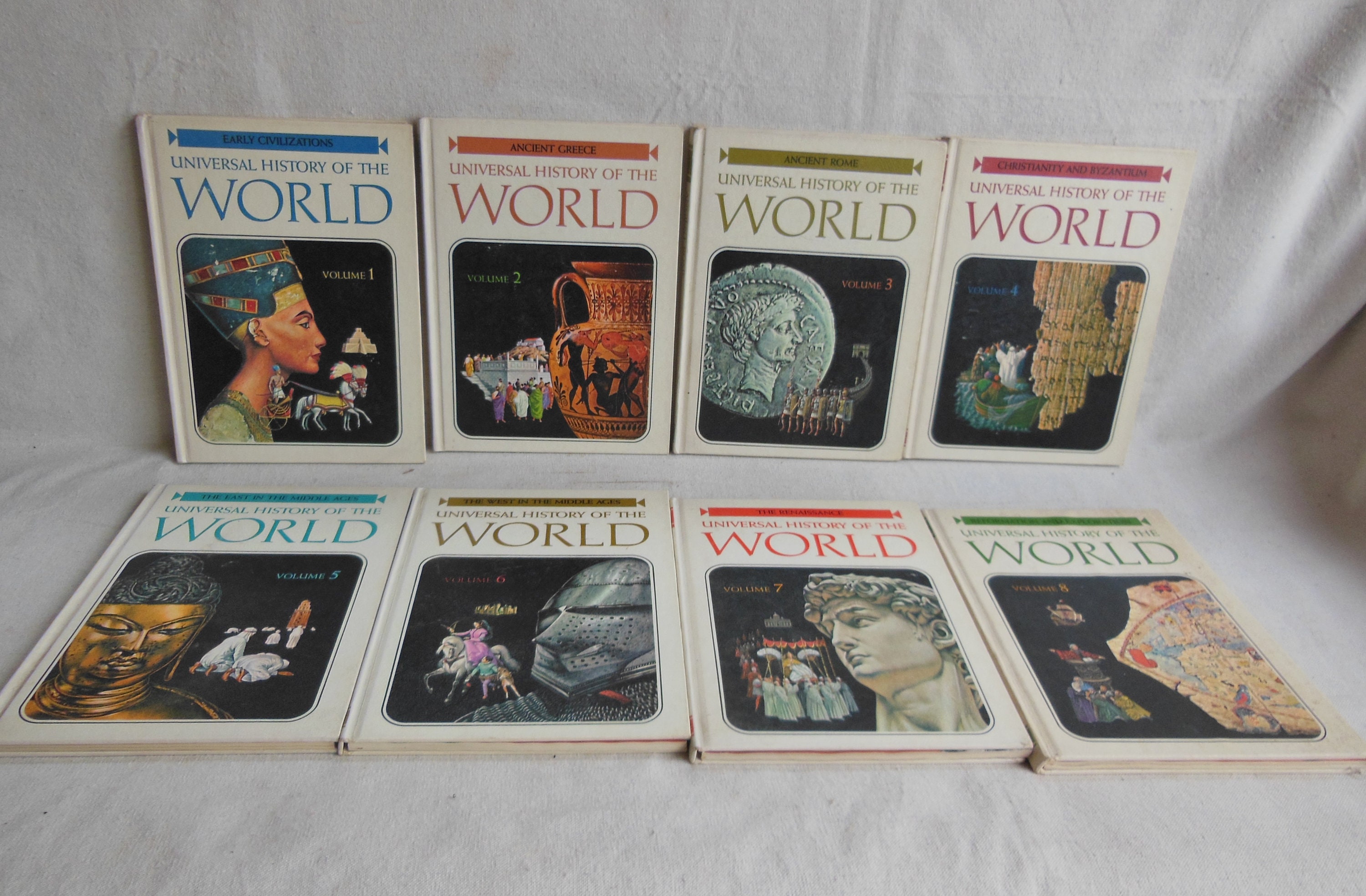 Vintage 1966 Universal History of the World Book Set 8