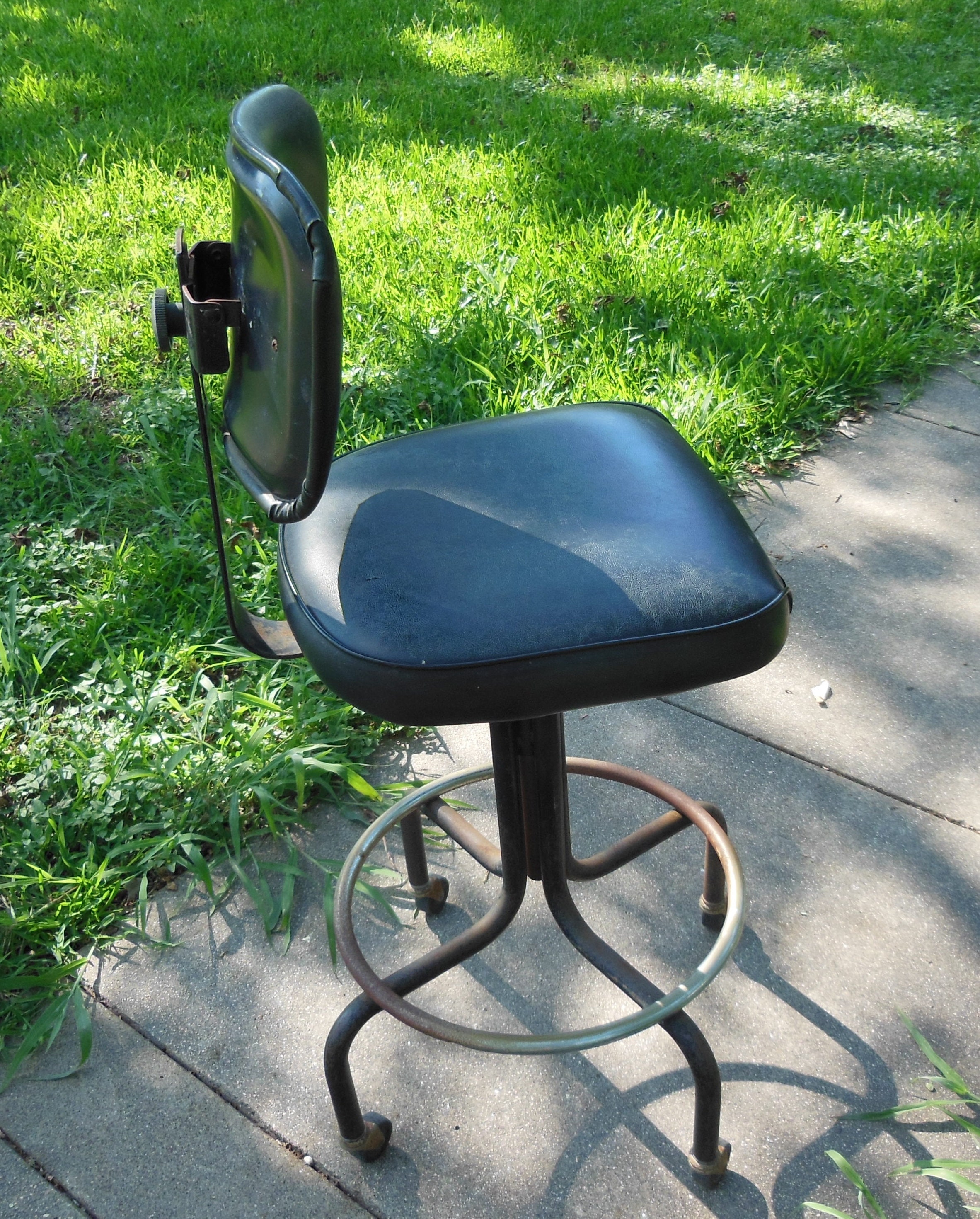 Green sale drafting chair