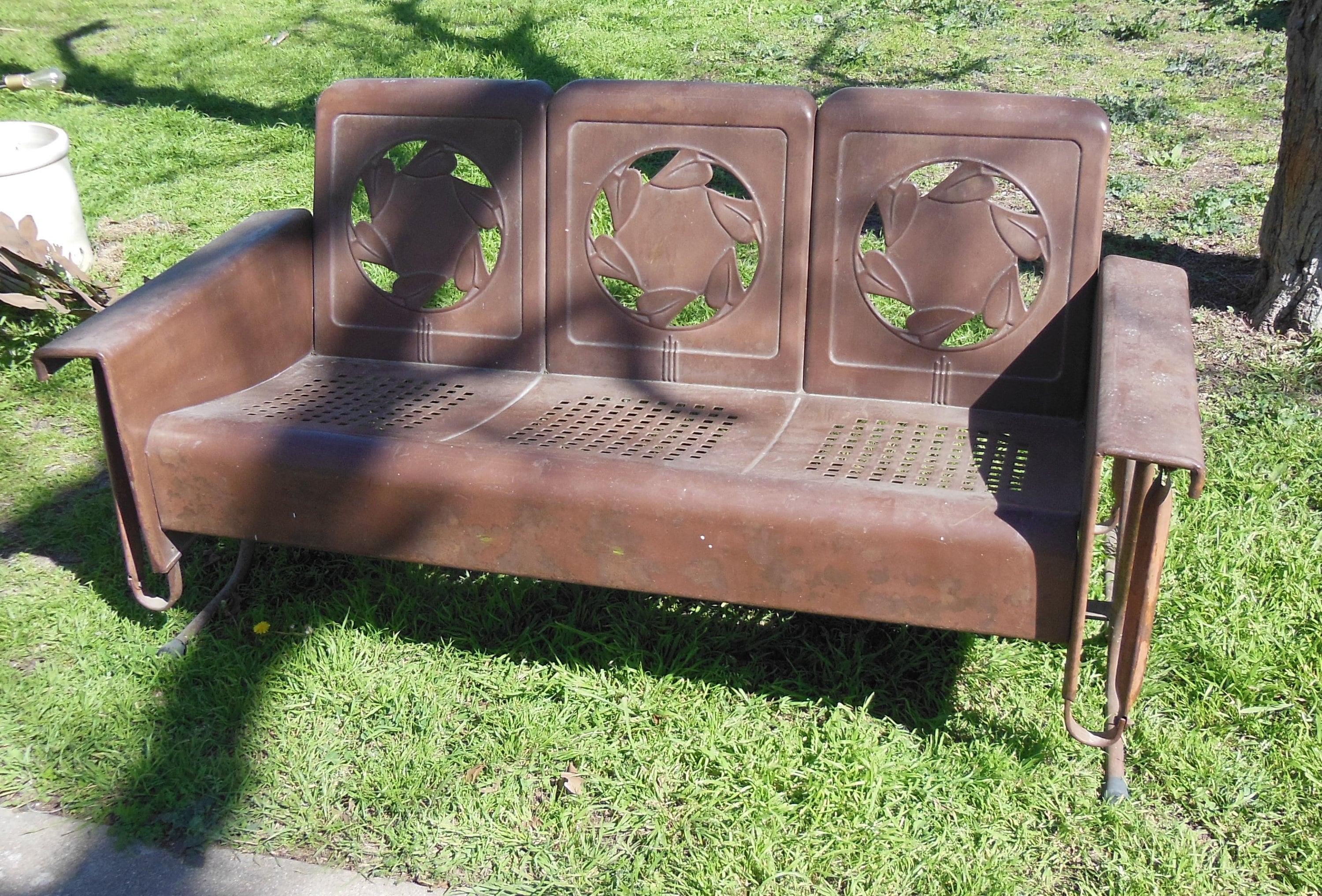 Outdoor Glider Chair Vintage Metal Gliders For Sale Vintage Porch