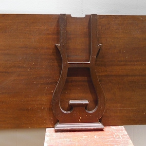 Antique Piano Musical Salvage Piano Board Wood Lyre Decorative Wall Hanging Wall Decor Wood Repurpose Headboard Adds Hooks Hat Coat Rack