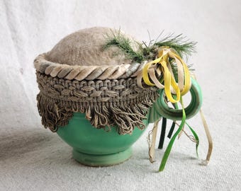 Handmade Pin Cushion From Old Teacup