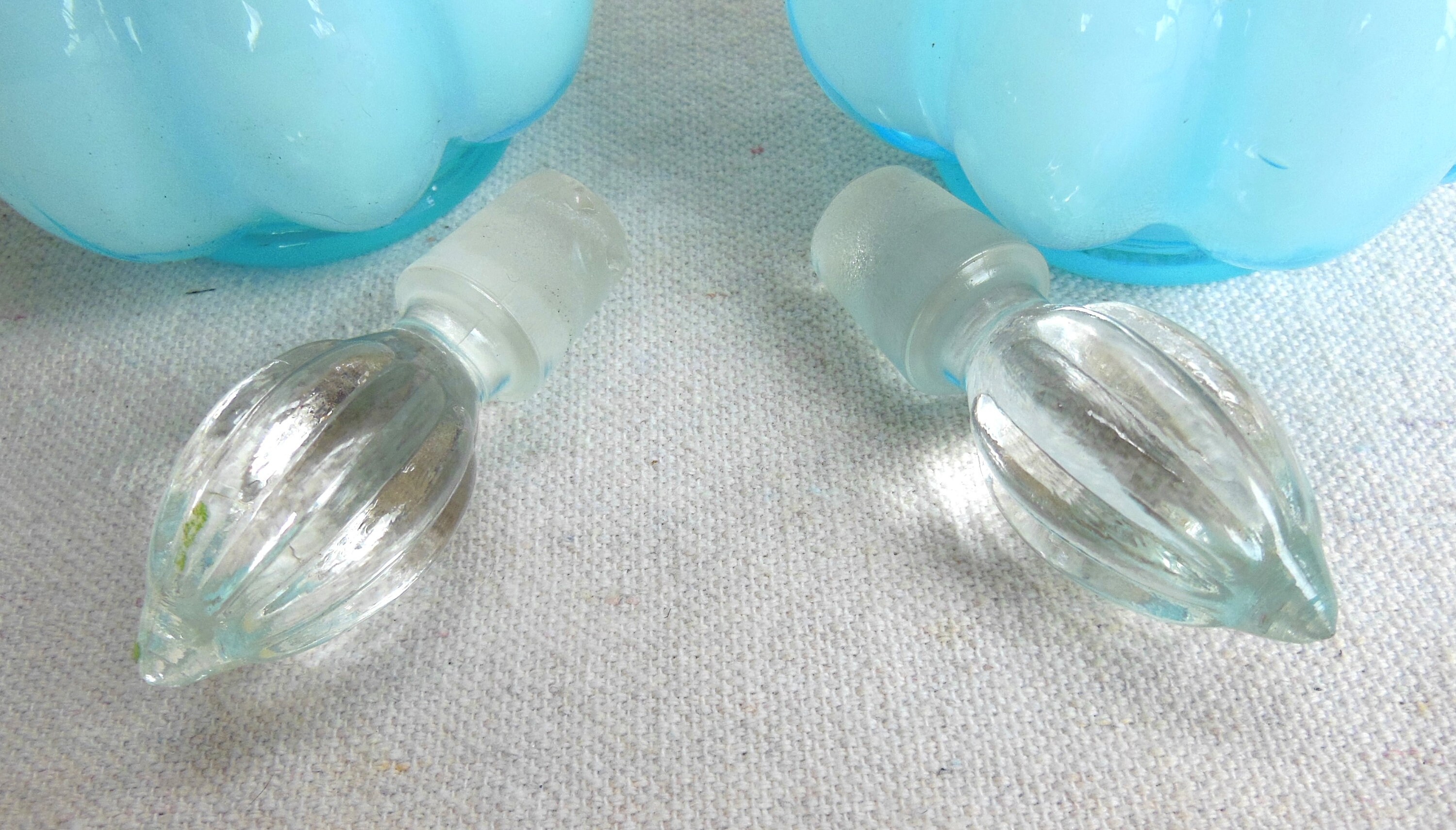 フェントン ブルーオーバーレイ コロンボトル フェントン ブルー