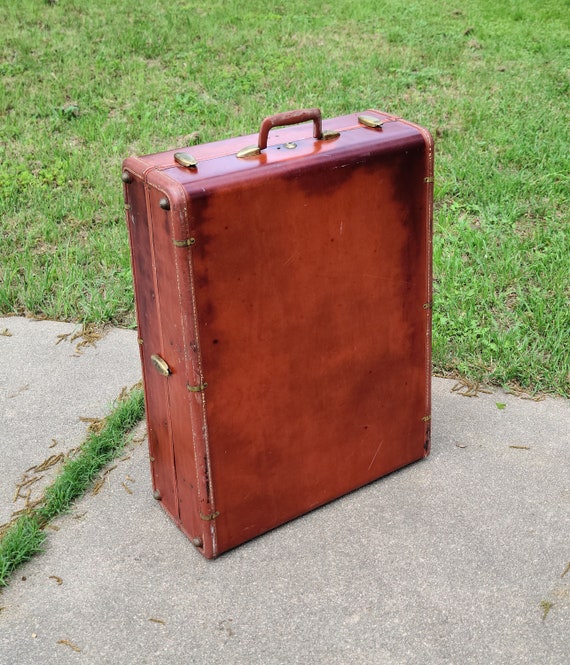 Vintage Samsonite Extra Large Size Suitcase Carame