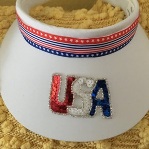 USA Golf Tournament Themed Sun Visor, &quot;Patriotic&quot;&quot;
