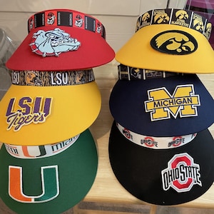 College Team Sun Visors