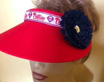 Philadelphia Baseball team ladies Sun Visor and Baseball Hat