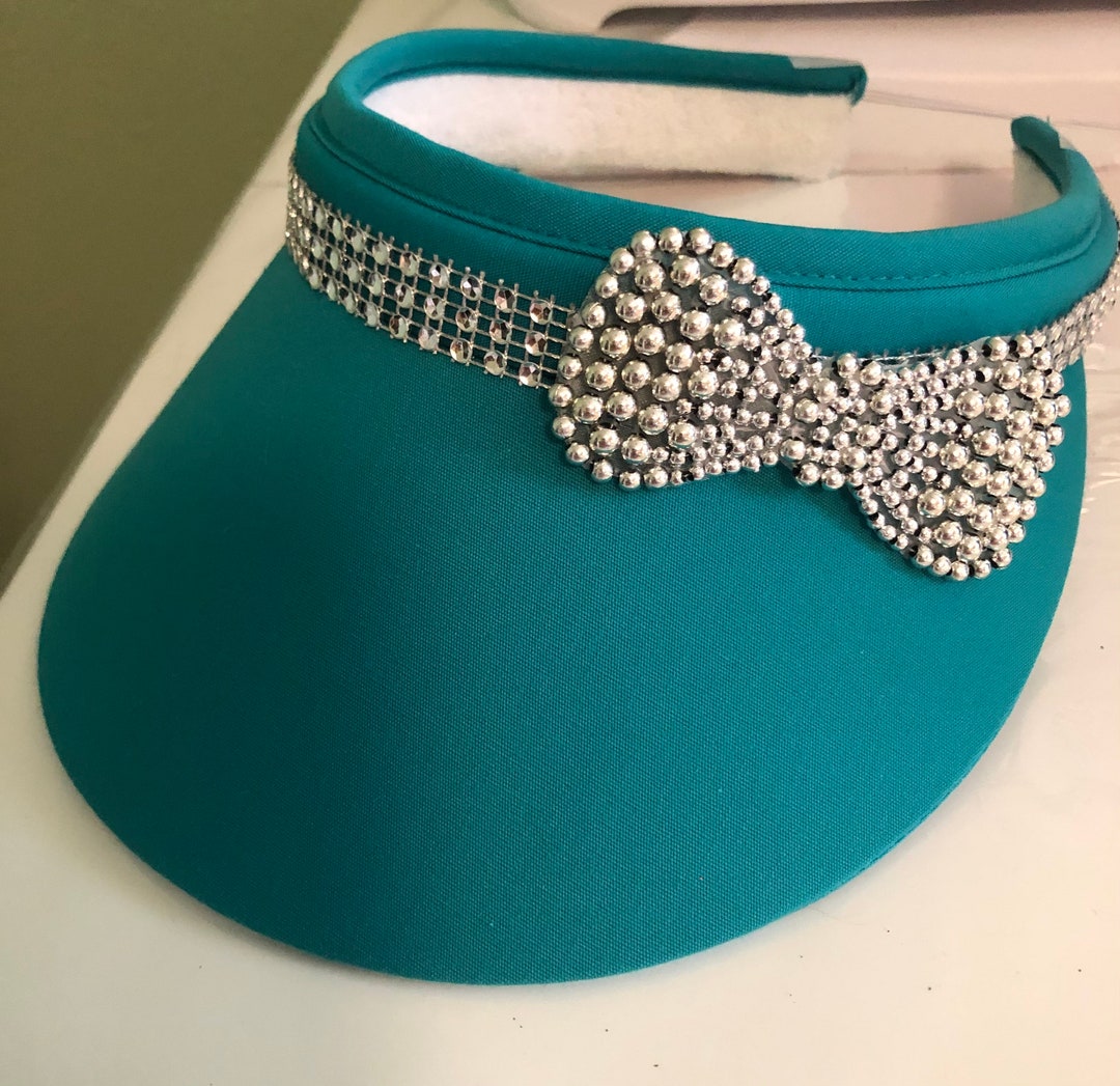 Golf Sun Visor Teal Royal Bluenavyredwhite Black Tennis Etsy