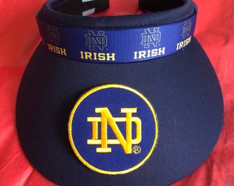 Notre Dame Navy blue sun visor
