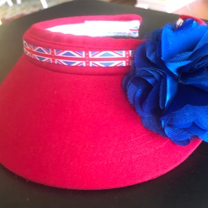Sale  Canadian Ladies Red Sun Visor