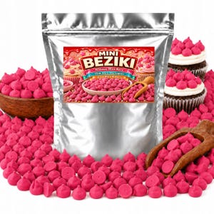 Micro Bourgogne Meringues - mini meringues voor taarten, desserts, cupcakes en decoraties 200 g