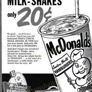 Vintage 1960er Jahre Golden Goldene Werbung für Hauptschmaus von der Werbung - Frameable Kunst Digitaler Download Druckbare - Sofort Download!