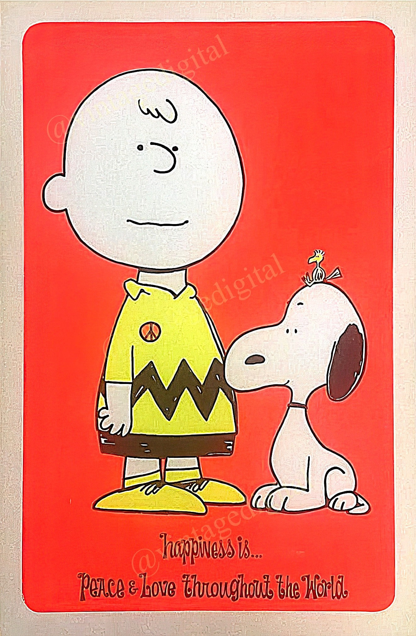 60s Vintage peanuts banner 【SNOOPY】 Vintage 60s 70s Peanuts Felt Banner Snoopy Sensible