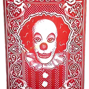 Naipe vintage de Pennywise de IT de Stephen King de los años 90, descarga DIGITAL imprimible - ¡Descarga instantánea!