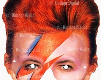 Vintage David Bowie Portrait Belt Buckle - Black, Gold, Orange David Bowie Ziggy Stardust Rock Music Memorabilia Rare 1970s  main image 3