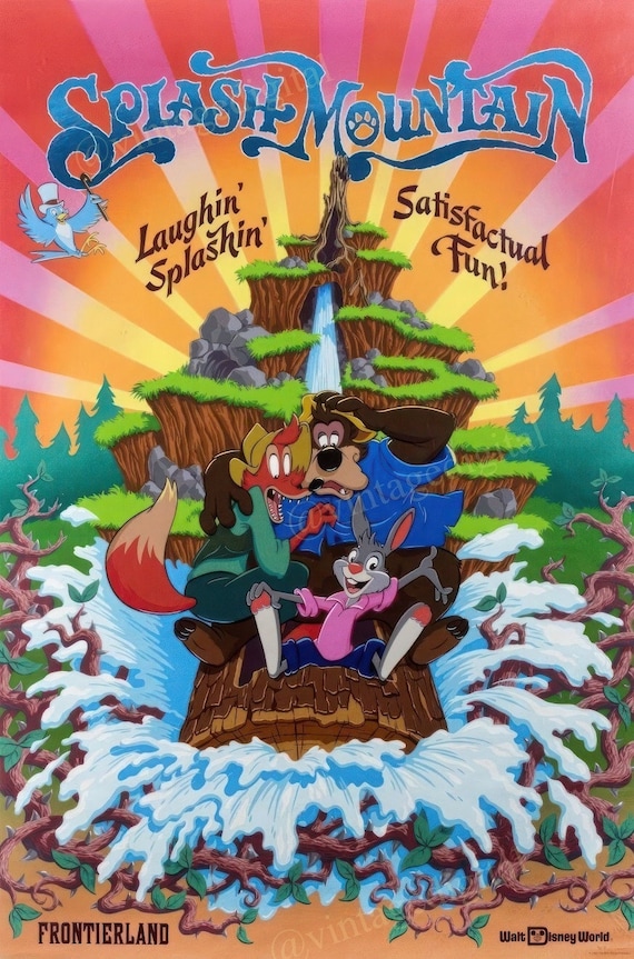 Disney World Splash Mountain Replica Poster DIGITAL Download