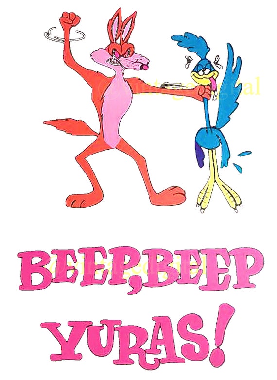 ワーナーブラザーズ パロディ 70’s BEEP ブラックライト ポスター ワーナーブラザーズ パロディ 70's BEEP ブラックライト