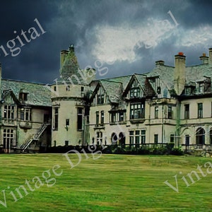 Vintage 1966 Dark Shadows Collinwood Haunted Halloween Digital Download Printable Art - Instant Download!