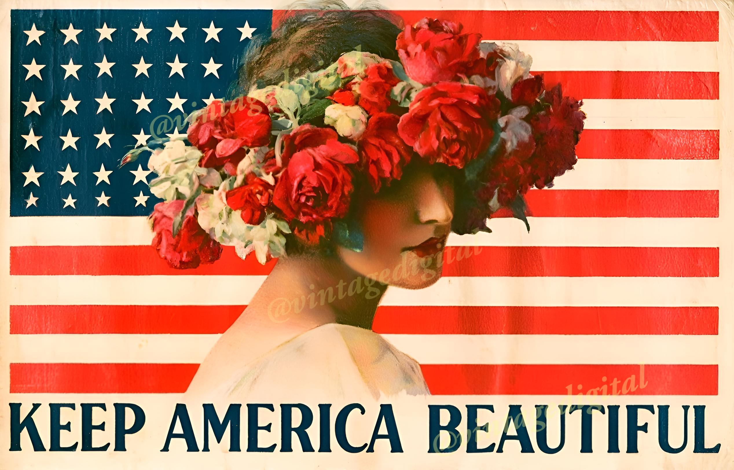 Keep America Beautiful - Etsy