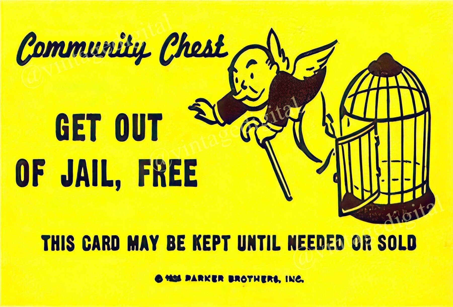 Printable Get Out Of Jail Free Card Template FREE Templates