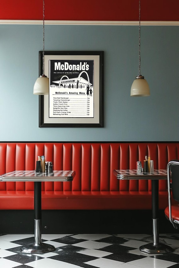 マクドナルド McDonald's ライト付きセラミックレストラン ライト