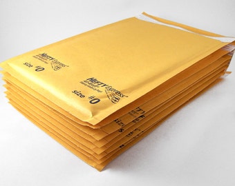 24 - Kraft Bubble Mailer 6 x 10 Size 0 Padded Mailer