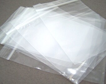 Poly Bags - 100 - 3 x 4 Clear Plastic Ziplock bags - Recloseable Poly Bag
