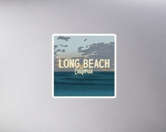 Long Beach California Vinyl Sticker