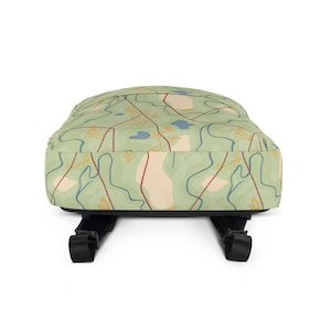 Road Map Backpack Travel Print Book Bag Gift for Map Lovers Water ...