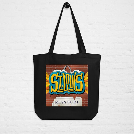 St Louis Missouri Tote Bag Graffiti Street Art Bag