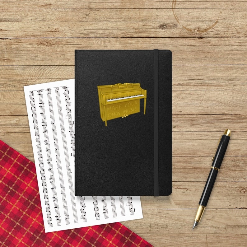 Make Your Own Music Piano Hardcover Lined Journal image 7