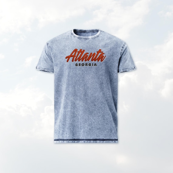 Atlanta T-Shirt USA Travel Denim Graphic Tee