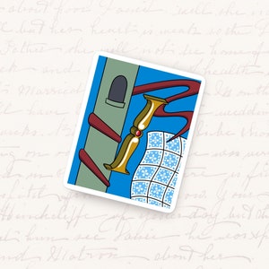 Letter I vinylsticker artistiek monogram waterdicht sticker uniek eerste cadeau voor tijdschriften waterflessen en leestabletten