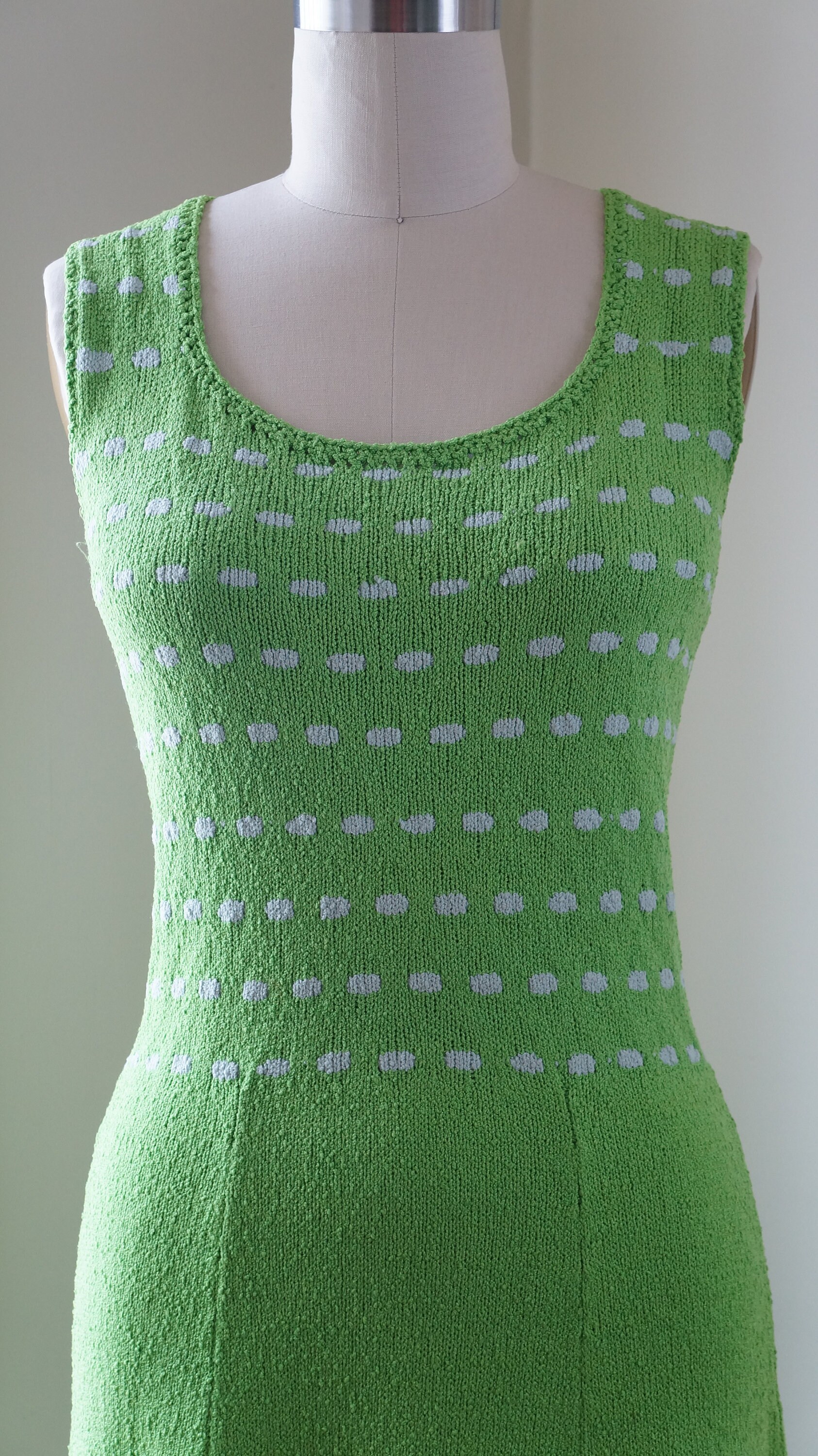 Vintage 1960s Knit Dress / St. John Knits / Fit and Flare Etsy